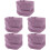 5Pièces Muffs Oreilles Violet Coton Anti-Bruit Confortable 6