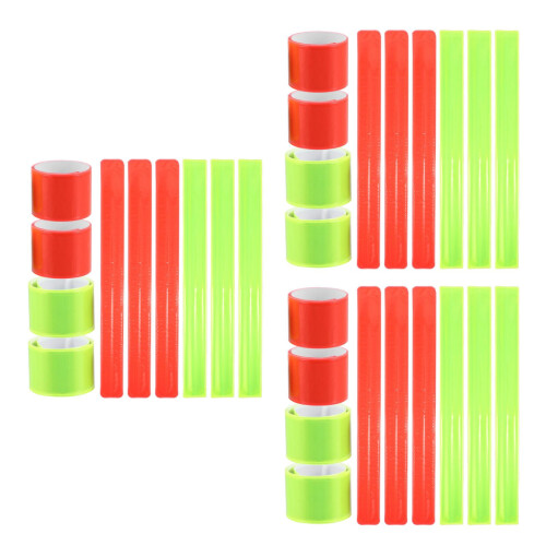 36Pièces Bracelets Réfléchissants Sport Multi Couleurs 2