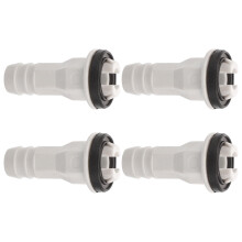 8Pcs ABS Drain Hose Connector for Ac Units with Heat Resistant Design