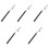 5Pcs Half-Body Puppet Manipulation Rods Black Plastic Iron for Use 3