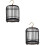 2Pcs Storage Cage Grasshopper Holder Ebony Copper Material 4