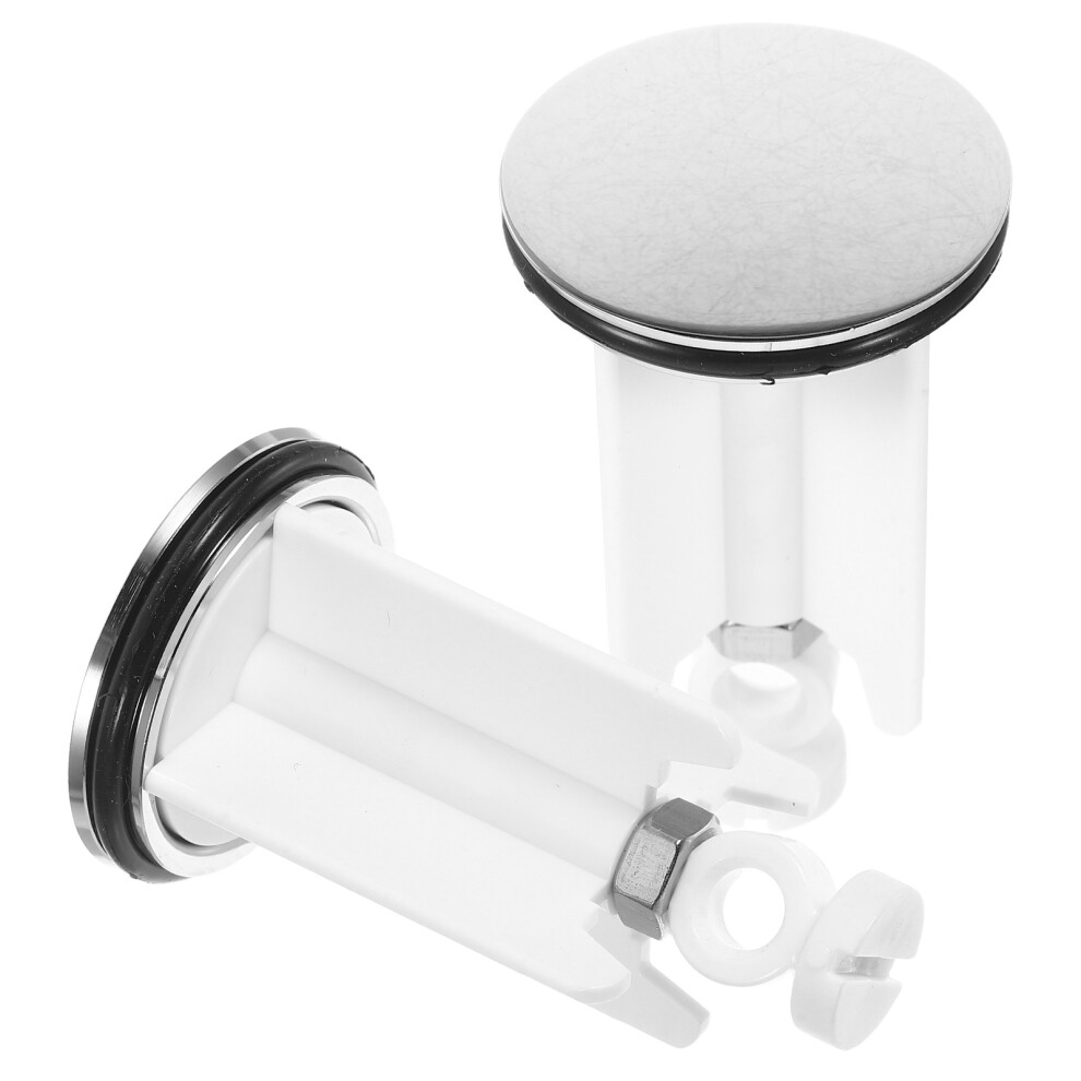 4Pcs White Kitchen Sink Stopper Copper Install Odor Blocker 3591302831470
