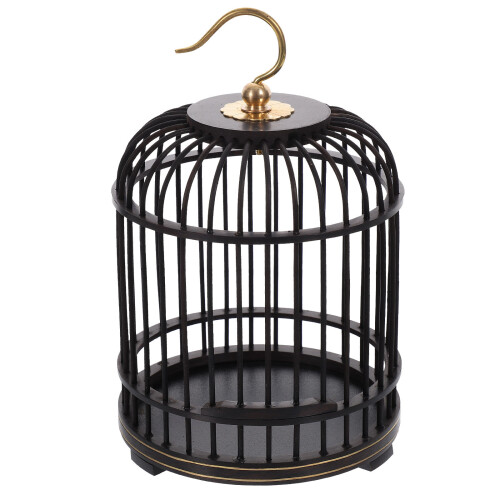 2Pcs Storage Cage Grasshopper Holder Ebony Copper Material 1