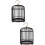2Pcs Storage Cage Grasshopper Holder Ebony Copper Material 5