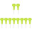 10Pcs Durable Green Plastic Braille Writing Pen for Visually Impaired 7