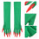 5Paren Groene Handschoenen Van Polyester, Perfect Halloween 7