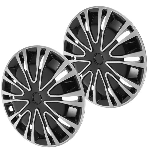 6Pcs Easy Install Car Hubcaps Durable Decorative Wheel Rim Covers 2