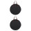 2Pcs Durable Dumb Drum Storage Bag Black Oxford Cloth Carrying Case 6