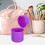 8Pcs Purple Plastic Carrier Small Travel Storage Box 4