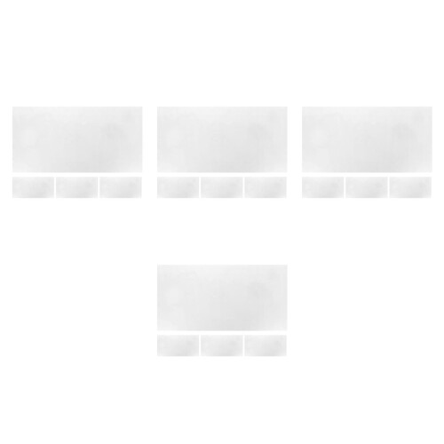 16Pièces Tableau Adhésif PVC Amovible Tableau Mural 2