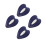 4Pcs Home Use Muscle Device Eva Dark Blue 4