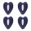 4Pcs Home Use Muscle Device Eva Dark Blue 8