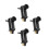 4Pcs Black Plastic Car Windshield Washer Pump High Power Spray Motor 8
