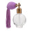 2Pcs Multifunctional Violet Glass Perfume Atomizer Bottle for Travel 1