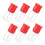 12Pcs Small Red ABS Lip Balm Tubes Refillable Lip Gloss Containers 1
