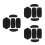 15Pcs Versatile Black Padding Inserts for Cycling 2