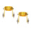 2Pcs Plasma Cutter Roller Guide Wheel Stainless Steel Golden Precision 7