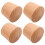 16Pcs Universal Wooden Pot Lid Knobs for Cooking Beige Handles 2
