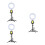 3Pcs Adjustable Phone Live Lamp Beauty LED Fill Light Assorted Colors 4