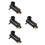 4Pcs Black Plastic Car Windshield Washer Pump High Power Spray Motor 6