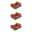 3Pcs Multi-Color Sacrificial Crafts Decor Unique Ancestor Paper Villa 8