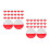 40Pcs Colored Plastic Capsule Balls for Game Grouping and Prize Draws 9
