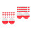 40Pcs Colored Plastic Capsule Balls for Game Grouping and Prize Draws 7