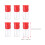 12Pcs Small Red ABS Lip Balm Tubes Refillable Lip Gloss Containers 9