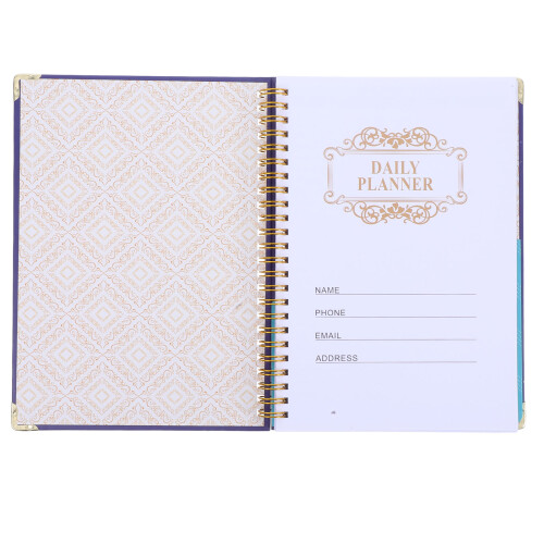 3Pcs Dark Blue Spiral Notebooks A5 Lined Journals for Work 2