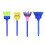 8Pcs Kids Sponge Paint Brushes Assorted Color Durable Painting Rollers 11