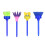 8Pcs Kids Sponge Paint Brushes Assorted Color Durable Painting Rollers 2