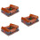 3Pcs Multi-Color Sacrificial Crafts Decor Unique Ancestor Paper Villa 7