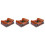 3Pcs Multi-Color Sacrificial Crafts Decor Unique Ancestor Paper Villa 5