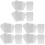 12Pairs Reusable Plastic Boot Form Support Inserts for Men and Women 4