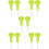 10Pcs Durable Green Plastic Braille Writing Pen for Visually Impaired 9