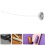 18Pcs ABS Silver Spray Paint Nozzle Caps for Precise DIY and Auto Work 10