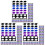 Graduation Cap Sticker Sheets Coated Paper for Gift and Envelope 4