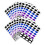 Graduation Cap Sticker Sheets Coated Paper for Gift and Envelope 3