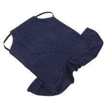 9Pcs Practical Blue Denim Chicken Saddles Comfortable Hen Vest