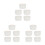 15Pcs Ceramic Baking Bowls White Porcelain Ramekins Cups for Home Use 4