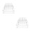 2Pcs Simple Transparent Acrylic Lollipop Display Holder 4-Tier Rack 7