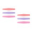6Pcs Rhombus Design Nail File Sponge Buffer Waterproof Assorted Colors 5
