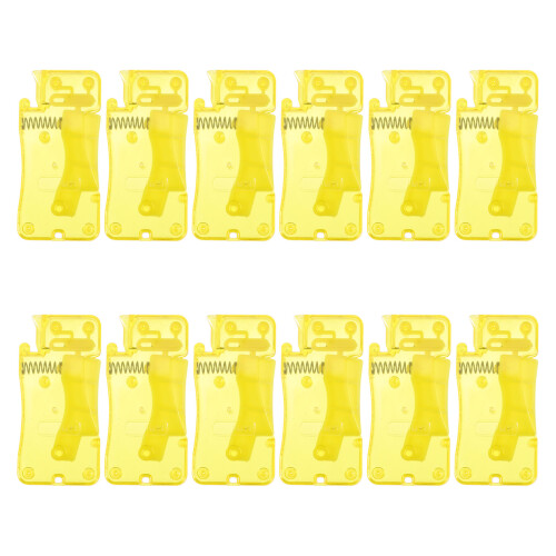 48Pcs Easy-to-Use Yellow Sewing Needle Threader for DIY Craft Projects 1