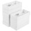 20Pcs White PVC Electrical Junction Box for Switch & 1