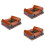 3Pcs Multi-Color Sacrificial Crafts Decor Unique Ancestor Paper Villa 6