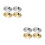 8Pairs Small Brass Finger Cymbals for Dance and Practice 6