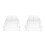 2Pcs Simple Transparent Acrylic Lollipop Display Holder 4-Tier Rack 8