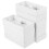 20Pcs White PVC Electrical Junction Box for Switch & 2