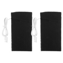 6Pcs Fast Heating USB Reptile Heat Pads Black Alloy Fiber Pet Mat