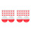 40Pcs Colored Plastic Capsule Balls for Game Grouping and Prize Draws 5